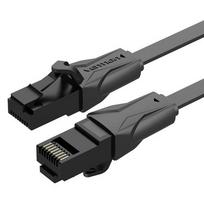 Vention Flat Cat.6 UTP Patch Cable, 10M, Black