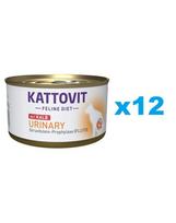 KATTOVIT Feline Diet Urinary Veal su veršiena 12 x 85 g
