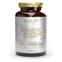 EvoLite Turmeric+Piperine 120 kaps. (Ciberžolės, juodųjų pipirų ekstraktas)
