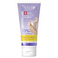 Eveline Revitalum Exfoliating Tarka kremas labai kietai pėdų odai - 20% AHA kompleksas 75ml