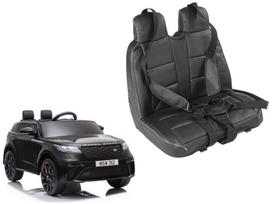 Odinė sėdynė vaikiškam elektromobiliui Range Rover QY2088, juoda