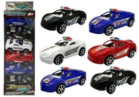 Policijos automobilių rinkinys Lean Toys