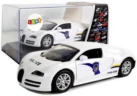 Policijos automobilis su šviesa ir garsu Import LEANToys