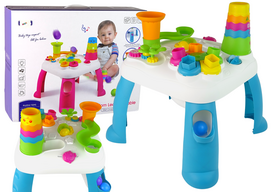 Interaktyvus žaidimų stalas vaikams LeonToys su šviesos diodais, 40x51 cm