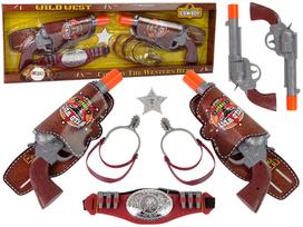 Kaubojaus šautuvų rinkinys Lean Toys Wild West Cowboy