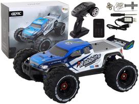 Nuotoliniu būdu valdomas automobilis Rabbits Off-Road Car 4-Wheel Drive Lean Toys, mėlynas