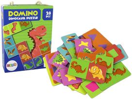 Edukacinis žaidimas Domino Dinozaurai, 28 detalės
