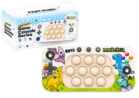 Pop It žaidimo konsolė su dinozaurų tema, 4 žaidimo režimai