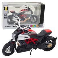 Metalinis sportinio motociklo modeliukas 1:12