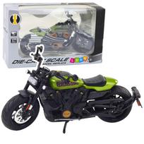 Motociklo modelis Chopper 1:12 su garsais ir šviesomis
