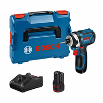 BOSCH GDR 12V-105 smūginis suktuvas 2x2 Ah L-Boxx