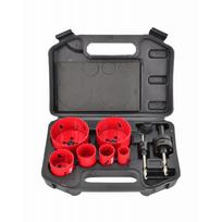 Gręžimo karūnų rinkinys AWTools AW49660; Bi-metal; 22-73 mm; 8 vnt.