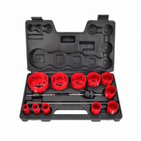 Gręžimo karūnų rinkinys AWTools AW49661; Bi-metal; 19-76 mm; 15 vnt.
