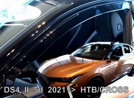 DS 4 II 5dūrų 2021 → Langų vėjo deflektoriai priekinėms durims