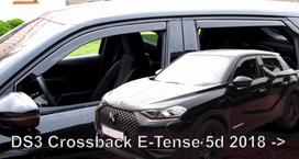 DS 3 CROSSBACK E-TENSE  5d 2018 →  (+OT) Langų vėjo deflektoriai keturioms durims