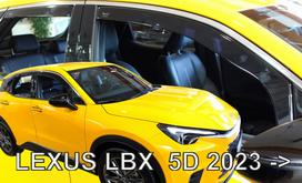 LEXUS LBX 5durų 2023 → (+OT) Langų vėjo deflektoriai keturioms durims