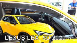 LEXUS LBX 5durų 2023 →  Langų vėjo deflektoriai priekinėms durims