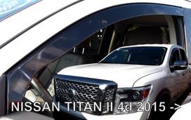 NISSAN TITAN 4 durų 2015 → Langų vėjo deflektoriai priekinėms durims
