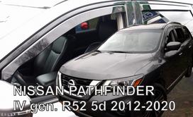 NISSAN PATHFINDER 5 durų 2012 → 2020  (+OT) Langų vėjo deflektoriai keturioms durims