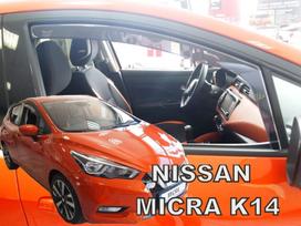 NISSAN MICRA K14 5 durų 2017 → Langų vėjo deflektoriai priekinėms durims