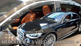 MERCEDES S V223 4durų 2020 → (+OT)Long  Langų vėjo deflektoriai keturioms durims