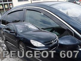 PEUGEOT 607 1999 → 2010  4 durų Langų vėjo deflektoriai keturioms durims