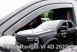 FORD RANGER III 4 durų 2022 → Langų vėjo deflektoriai priekinėms durims