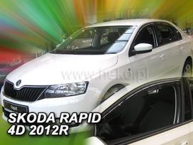 SKODA RAPID SPACEBACK  5d 2012 → Langų vėjo deflektoriai priekinėms durims