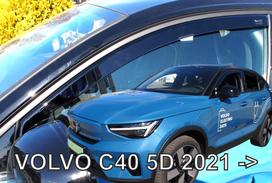 VOLVO C40 5durų 2021 → Langų vėjo deflektoriai priekinėms durims