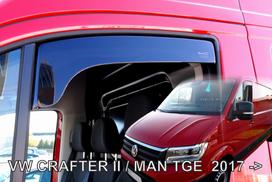 VOLKSWAGEN CRAFTER 2017 → (OPK) Trumpi Langų vėjo deflektoriai priekinėms durims