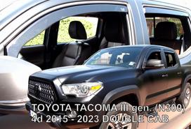 TOYOTA TACOMA 2015 → 2023 (+OT) Langų vėjo deflektoriai keturioms durims
