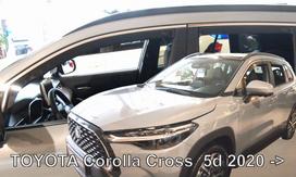 TOYOTA COROLLA CROSS  5 dūrų 2020 →  +OT Langų vėjo deflektoriai keturioms durims