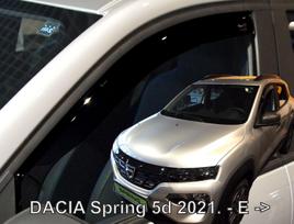 DACIA SPRING ELECTRIC 5durų 2021 → Langų vėjo deflektoriai priekinėms durims