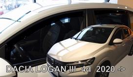 DACIA LOGAN III 4durų 2020 →+OT SEDANAS Langų vėjo deflektoriai keturioms durims