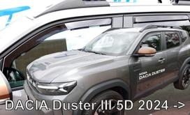 DACIA DUSTER 5 durų 2024 → (+OT) langų vėjo deflektoriai keturioms durims