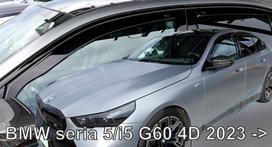 BMW 5/i5 G60 4d 2023 → LSE (+OT) Langų vėjo deflektoriai keturioms durims