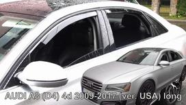 AUDI A8 (D4)  2009 → 2017 (USA) Long version Sedanas Langų deflektoriai keturioms durims