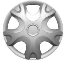 Ratų gaubtai R15 Sidabriniai REAL, 4 vnt