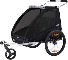 THULE COASTER XT BLACK vežimėlis vaikui, dviračio priekaba