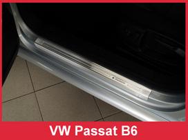 Volkswagen Passat B6  2005 → 2010 slenksčių chromuotos apsaugos
