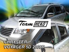 CHRYSLER VOYAGER GRAND 5D 2008 → (+OT)  Langų vėjo deflektoriai keturioms durims