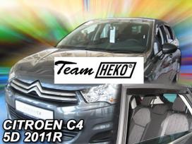 CITROEN C4 II 5 dūrų 2010 → 2017 +OT Langų vėjo deflektoriai keturioms durims