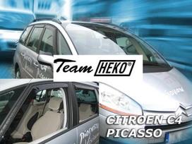 CITROEN C4 PICASSO GRAND  Mk1 5 dūrų 2006 → 2013 langų vėjo deflektoriai priekinėms durims