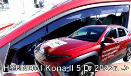 HYUNDAI KONA 5durų 2023 → Langų vėjo deflektoriai priekinėms durims