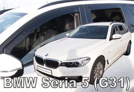 BMW 5 G31 4D 2017 → 2023 KARAVANAS (+OT) langų vėjo deflektoriai keturioms durims