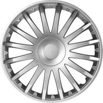 Ratų gaubtai R14 Sidabriniai CRYSTAL , 4 vnt