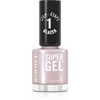 Rimmel Super Gel gelinis nagų lakas, stingstantis be UV / LED lempos atspalvis 107 Glazed Out 12 ml