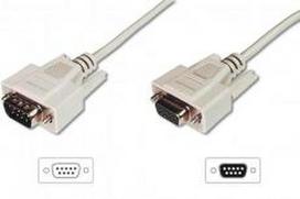 ASSMANN D-Sub 09/09 M/F DB9/DB9 serial extension kabelis 2.0m, AK-610203-020-E