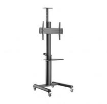 GEMBIRD Aluminum TV floor stand with caster wheels 37-70inch black