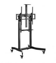 GEMBIRD Motorized height adjustable TV floor stand with caster wheels 55-100inch